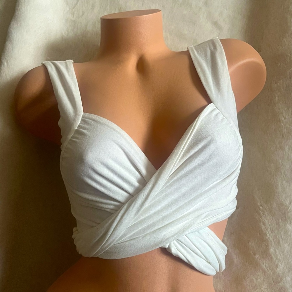 Cider tie crop top